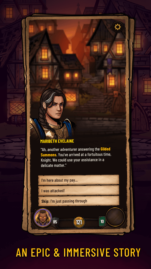 Dawncaster: Deckbuilding RPG screenshot 2