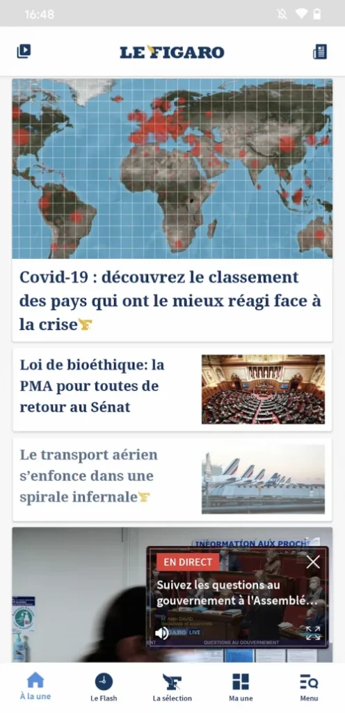 Le Figaro.fr: Actu en direct screenshot 2
