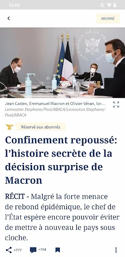 Le Figaro MOD screenshot 2