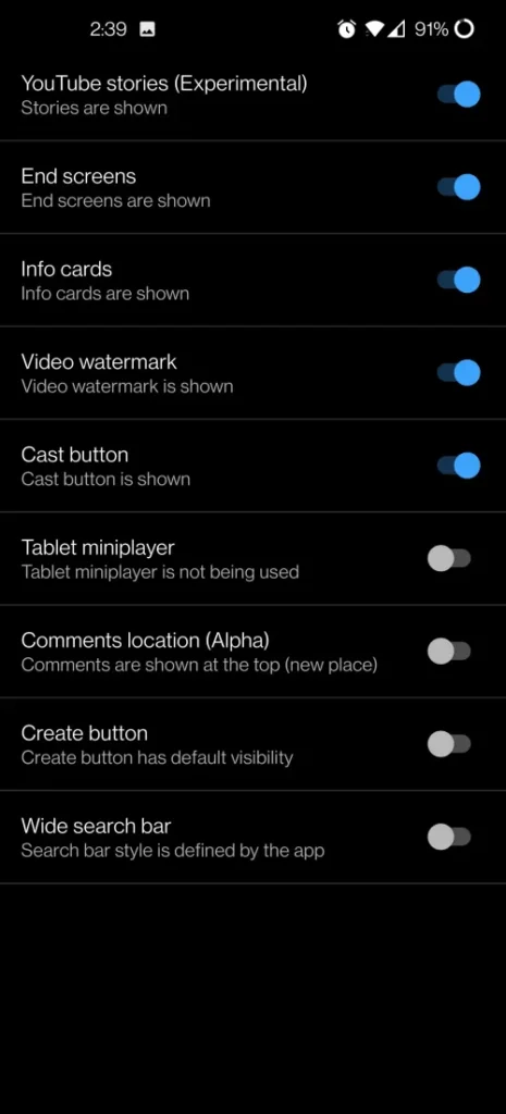 YouTube ReVanced MOD APK (Premium Unlocked) 20.40.45 screenshot 2