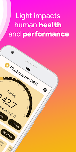 Lux Light Meter Photometer PRO MOD screenshot 2