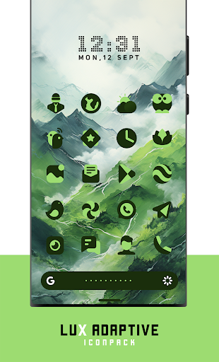LuX: Adaptive Icon pack MOD screenshot 3