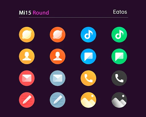 MiRound Icon Pack MOD screenshot 3