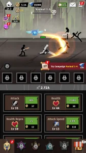 Epic Stickman (MOD, Unlimited Money) screenshot 3