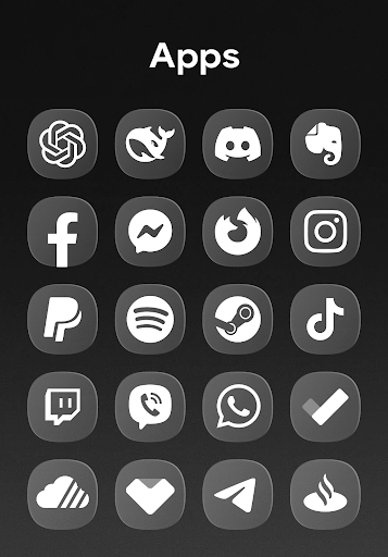 OneGlass 8 Icon Pack MOD screenshot 3