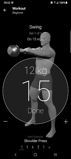 Kettlebell Home Workout MOD screenshot 3