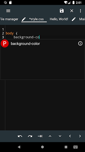 HTML Editor Mobile – AloHTML screenshot 3