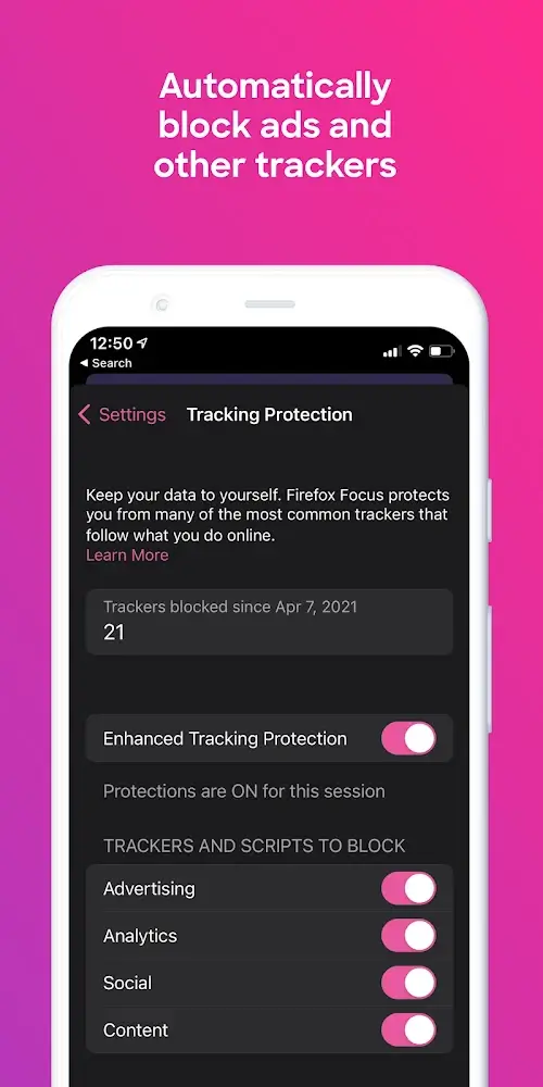 Firefox Focus screenshot 3