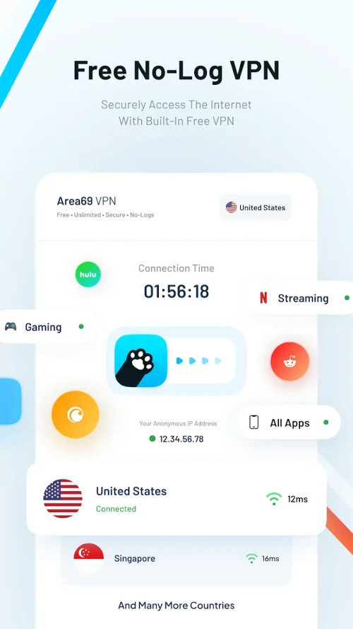 Pawxy – Fast VPN & Web Browser screenshot 3