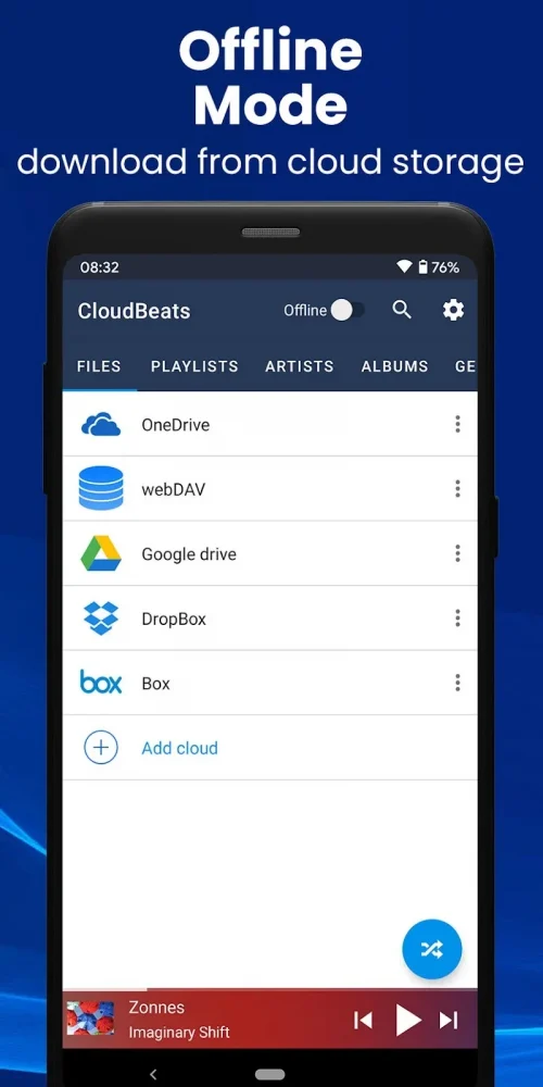CloudBeats Cloud Music Player screenshot 3