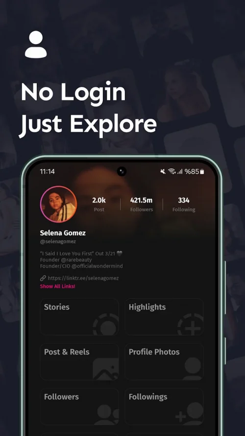 InAnalyze: Profile Viewer screenshot 3