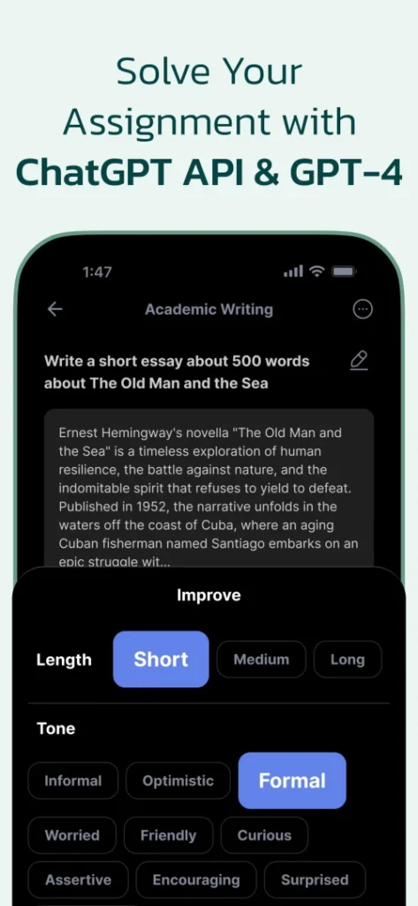 AI Chat Open Assistant Chatbot (Chat Smith) screenshot 3