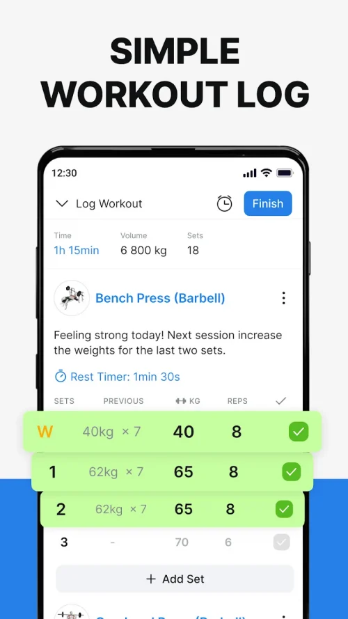 Hevy – Gym Log Workout Tracker screenshot 3