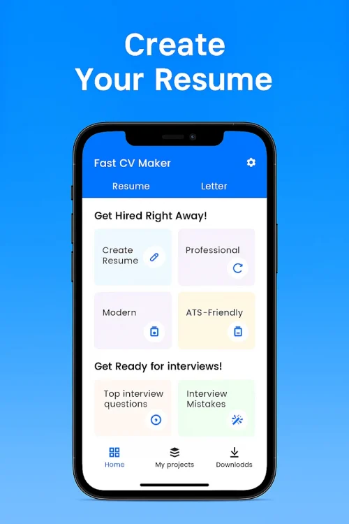 Fast CV Maker: Resume Builder screenshot 3