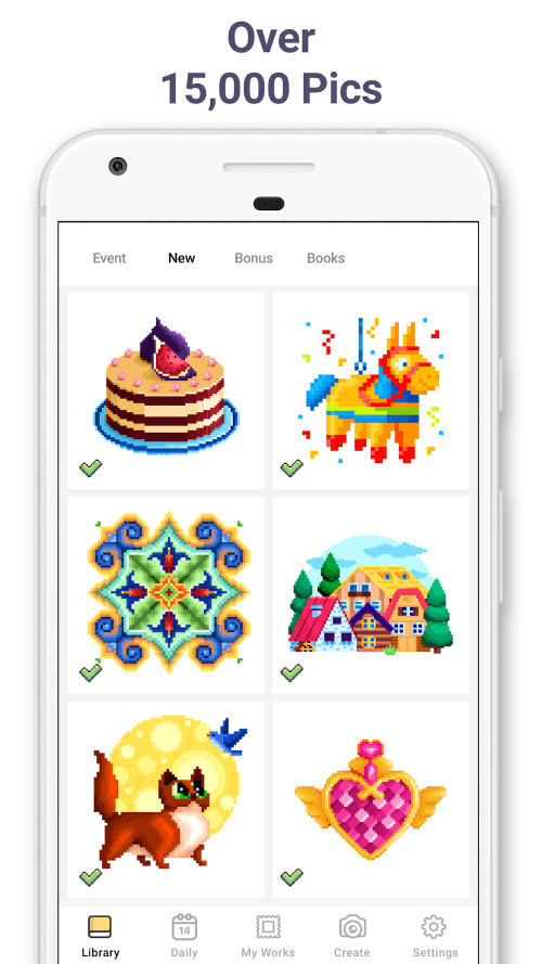 Pixel Art – color by number screenshot 3