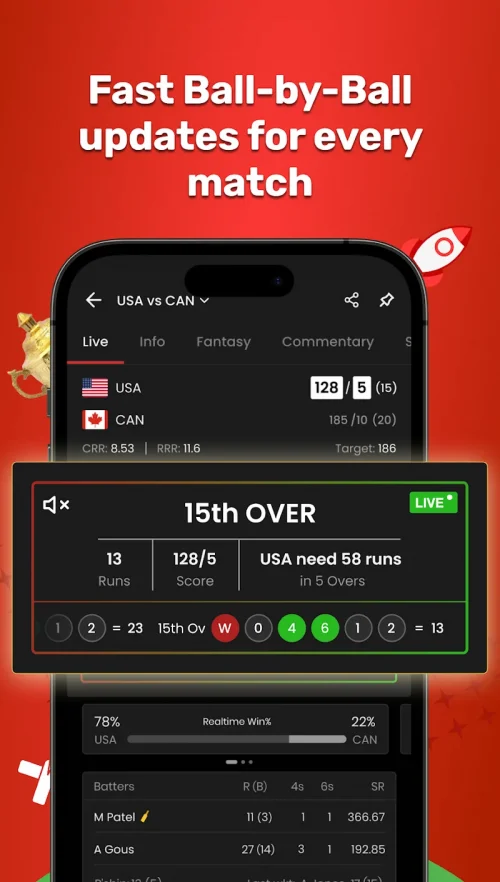 Cric Rocket screenshot 3