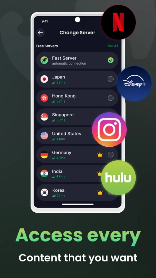 CyBear VPN – Fast VPN Proxy screenshot 3