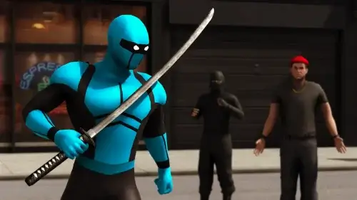 Blue Ninja: Superhero Game screenshot 3