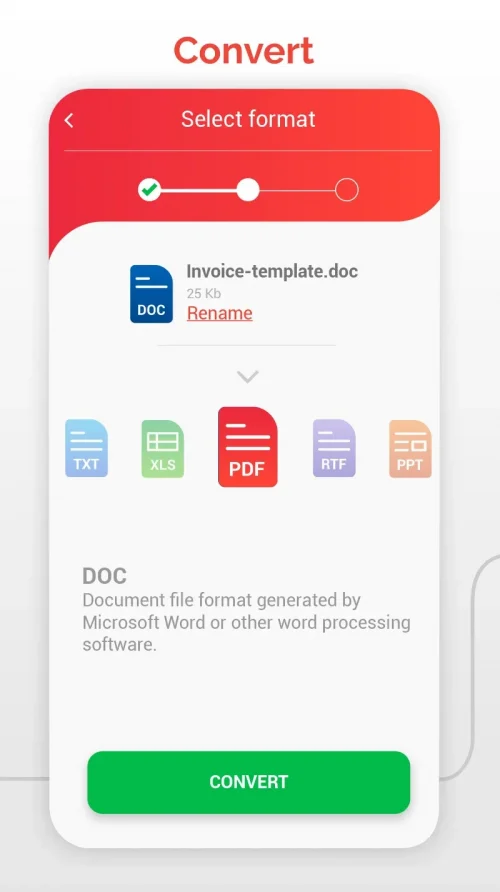 AI PDF Converter Chat file doc screenshot 3
