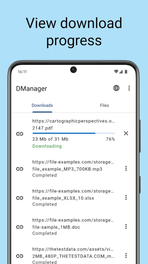 Download manager screenshot 3