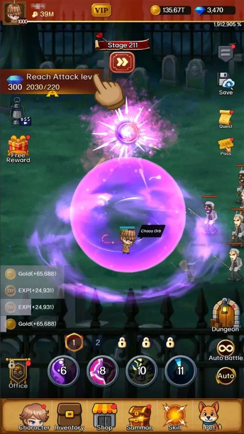 Little Sherlock Idle RPG screenshot 3