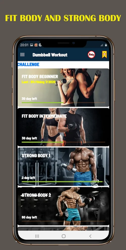 Dumbbell Home – Gym Workout screenshot 3