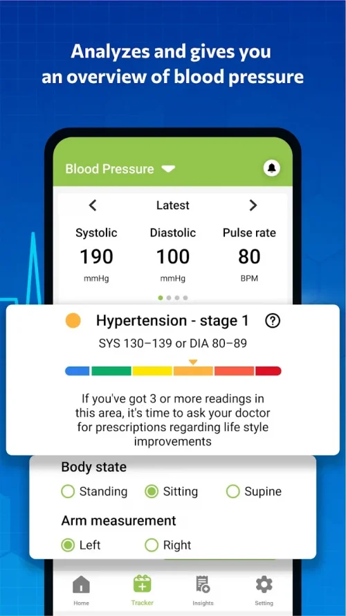 Health Tracker (Blood pressure – Blood Sugar) screenshot 3