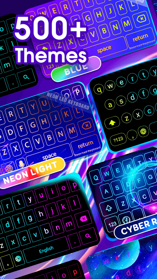 Neon LED Keyboard screenshot 3