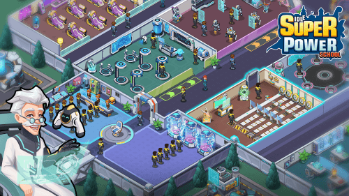 Idle Superpower School screenshot 3