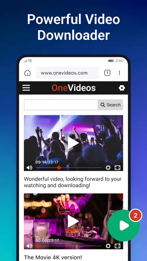 OnePlayer – Video Downloader screenshot 3
