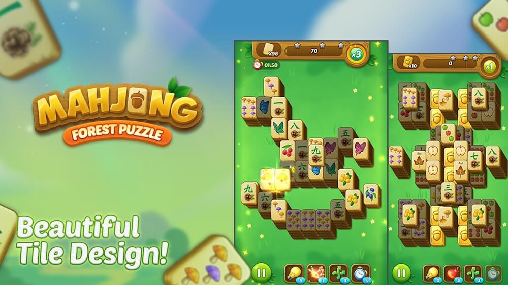 Mahjong Forest Puzzle screenshot 3