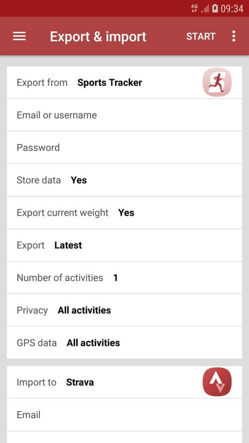 SyncMyTracks screenshot 3