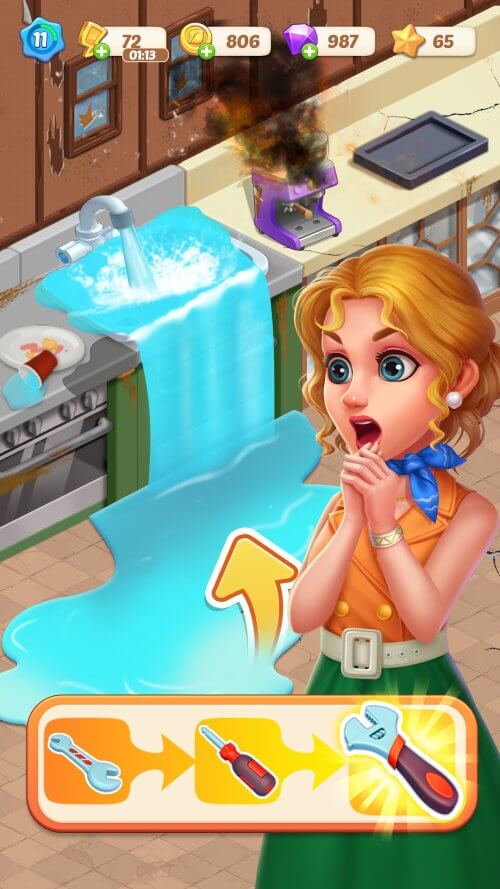 Happy Merge Cafe screenshot 3