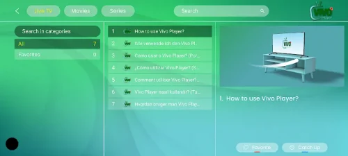 Vivo Player – IPTV screenshot 3