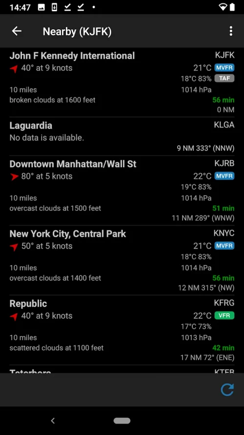 AeroWeather screenshot 3