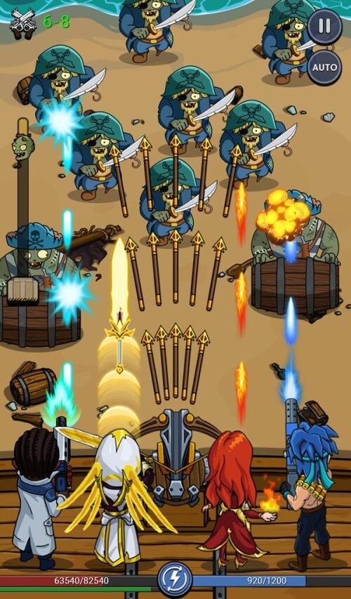 Zombie War Idle Defense Game screenshot 3
