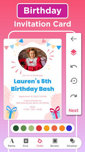Invitation Card Maker MOD screenshot 3