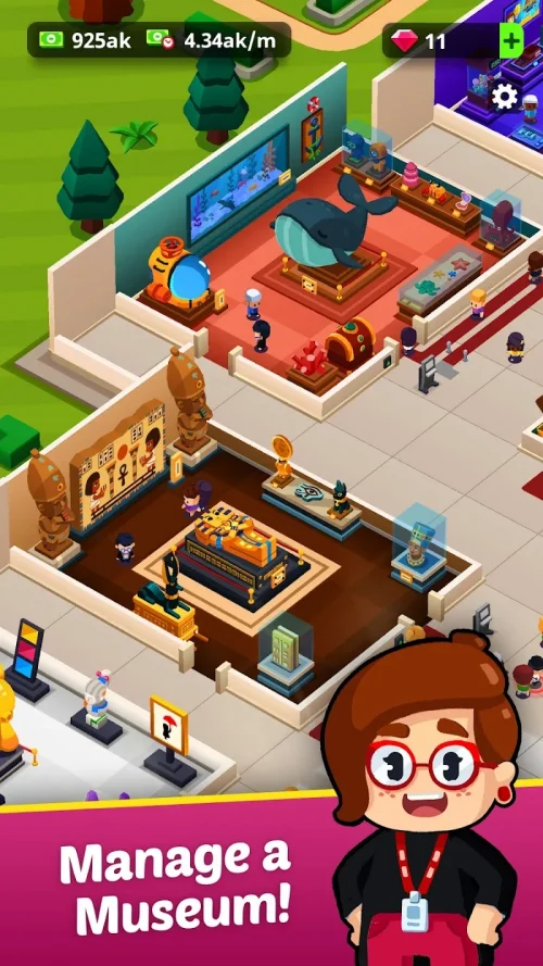 Idle Museum Tycoon: Art Empire screenshot 3