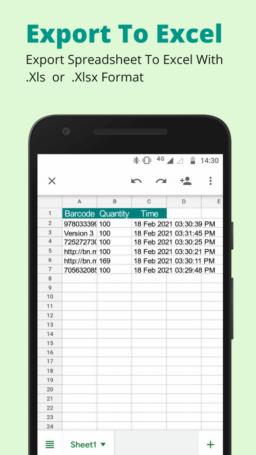 Excel Spreadsheet: Sheets App screenshot 3