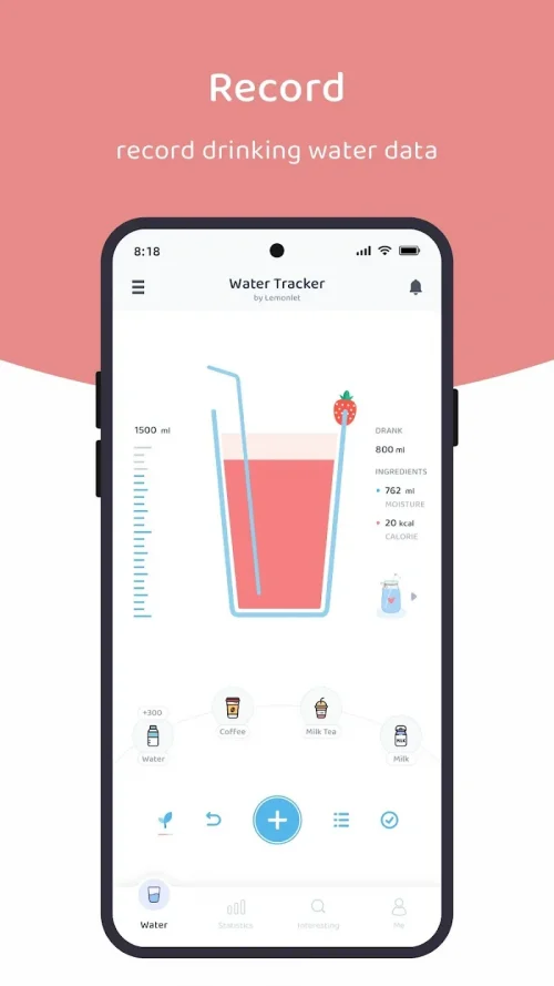 Lemonlet Water Tracker screenshot 3
