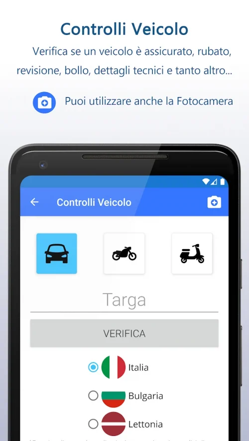 Verifica RCA Italia PRO MOD screenshot 3