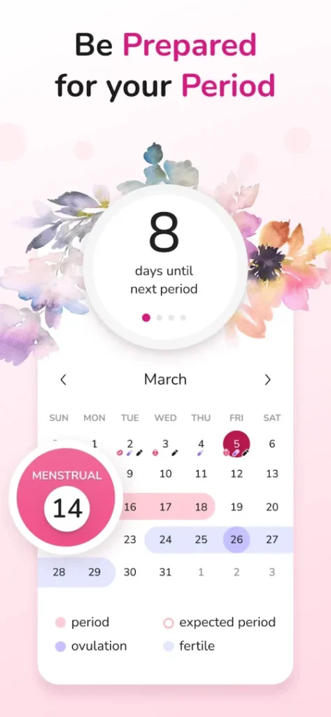 Period Tracker and Calendar screenshot 3