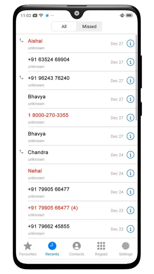 iCall Dialer Contacts & Calls screenshot 3