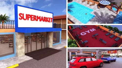 Supermarket & Motel Simulator screenshot 3