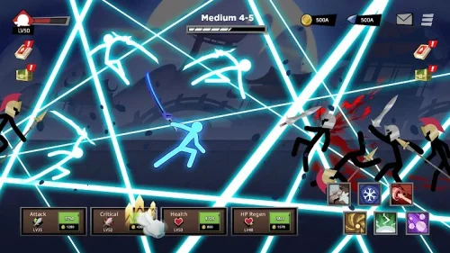 Stickman vs Monster: Idle RPG screenshot 3