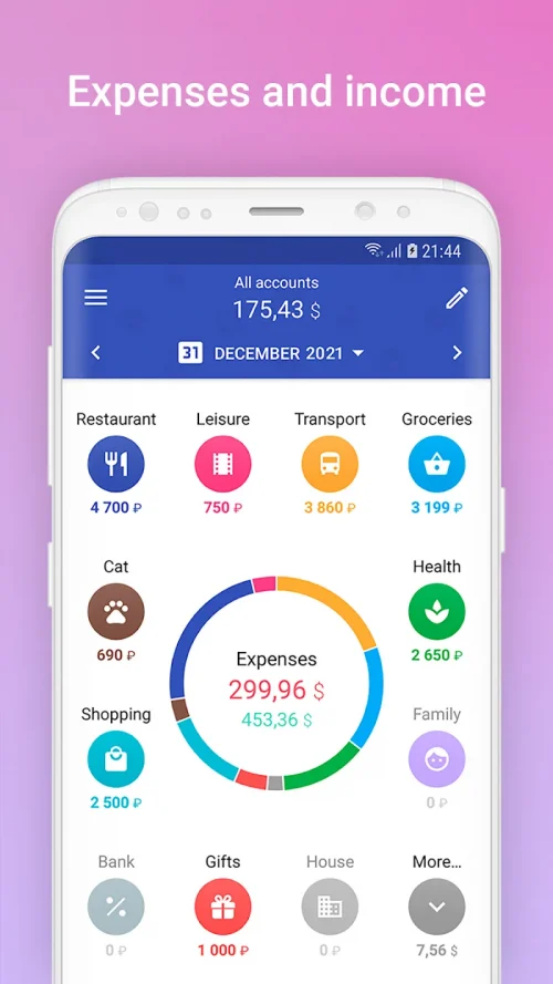 1Money: expense tracker budget screenshot 3