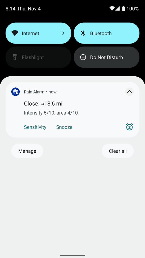Rain Alarm MOD screenshot 3