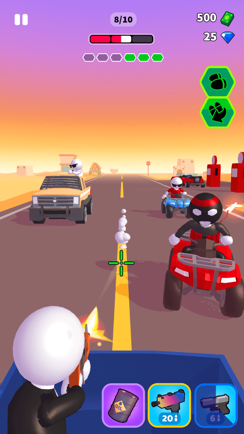 Rage Road – Car Shooting Game screenshot 3