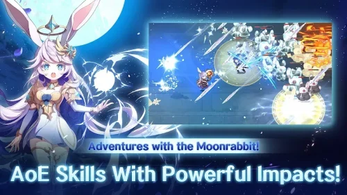 Idle Moon Rabbit: AFK RPG screenshot 3