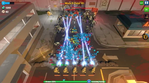 Idle Zombie Wave: Survival TD screenshot 3
